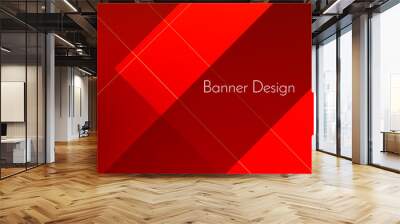 Abstract elegant geometric decorative design banner background Wall mural