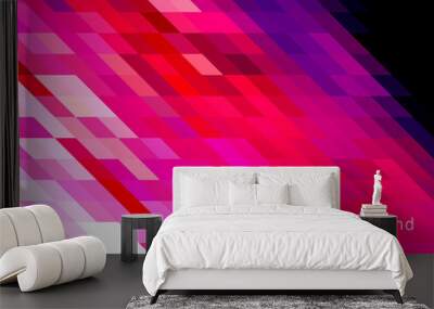 Abstract geometric bright mosaic shape elegant background Wall mural