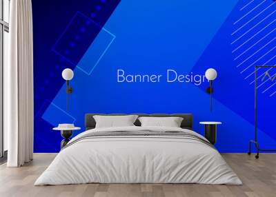 Abstract geometric modern decorative design banner pattern background Wall mural