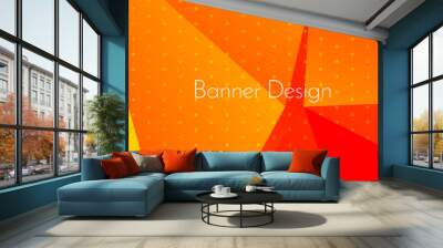 Abstract geometric modern decorative design banner pattern background Wall mural