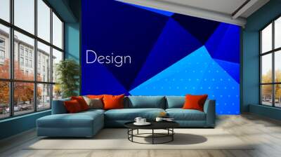 Abstract geometric modern decorative design banner pattern background Wall mural