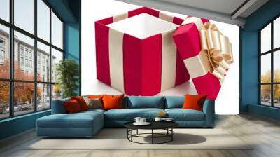 open gift box. Wall mural