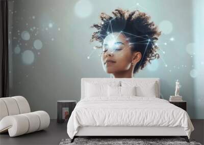 Revolutionize your approach to stress management with the powerful tool of mindfulness biohacking . Wall mural