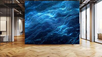 The Big Data Ocean was a living breathing entity filled with countless currents and undercurrents that represented the constant flow of information in our world. Wall mural