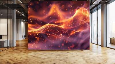 The Wave Particle Wrap uses infrared heat to trate deep into the muscles relieving tension and improving circulation. Wall mural