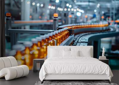 Streamlined and efficient:A production line with lean manufacturing principles Wall mural