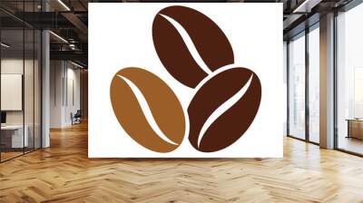 coffee beans vector illustration Wall mural