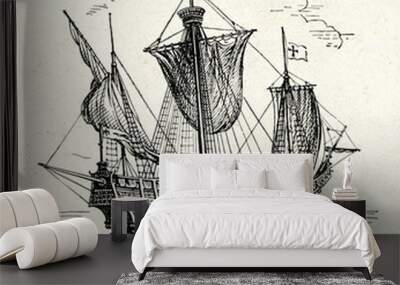 caravel Wall mural