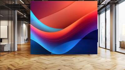 Visual Impact of Color Transitions in Abstract Background, Highlighting Modern Style through Gradie Wall mural