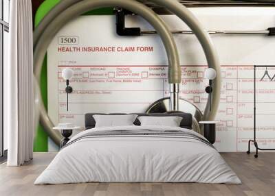 Health Insurance Claim Form - Shallow DOF Wall mural