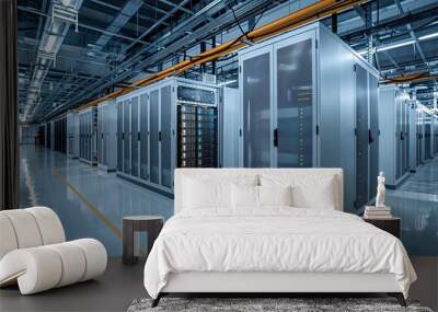 Server Room Data Center Technology Network Infrastructure Wall mural