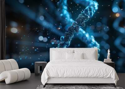 Medical DNA laboratory research and chemistry medicine biotechnology science Wall mural