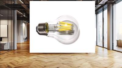 Edison Cap LED on an isolated white background Wall mural