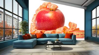 Apple centimeter health losing weight Wall mural