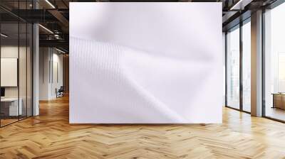 White shirt material fabric fashion macro blur background Wall mural