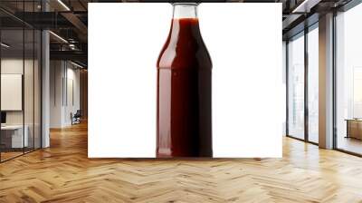 Barbecue Sauce in Bottle Isolated on White Background - Tasty BBQ Condiment - Generative ai  Wall mural