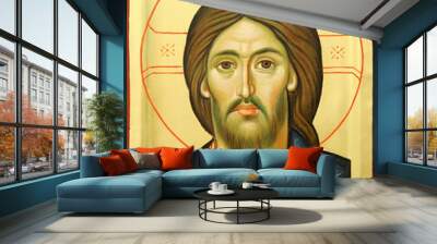 Icon of the Lord Jesus Christ Wall mural