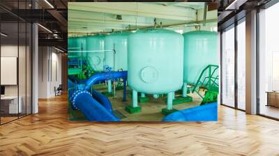 industrial water purification system or filtration equipment Wall mural