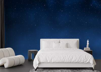 Galaxy with star. Night blue sky wiht cloud Abstract background. Wall mural