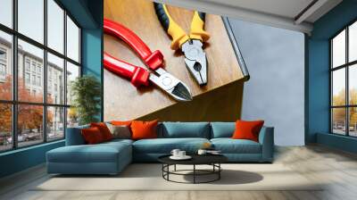 electricity tools repair equipment nippers on the machine master hand tools Wall mural