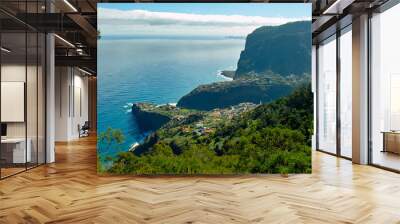 coast in the North of Madeira Wall mural