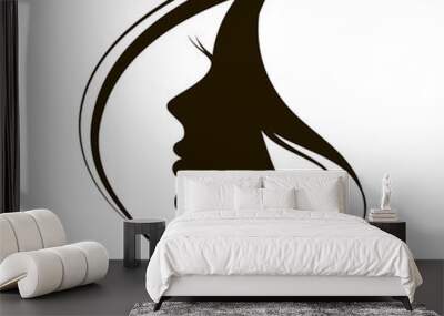 icon woman Wall mural