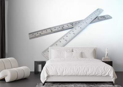 steel ruler Wall mural