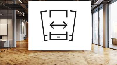 phone shake icon Wall mural