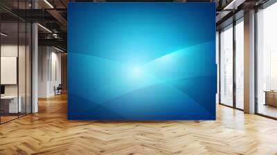 Blue abstract background lighting curve and layer element vector Wall mural