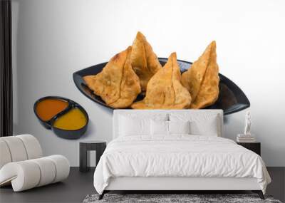 Samosa with Chutney Wall mural