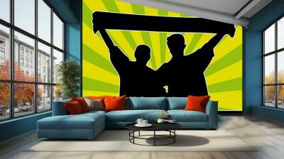 fan Wall mural