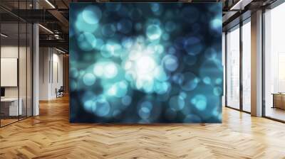 abstract background bokeh circles Wall mural