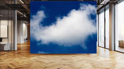 Blue sky with clouds Wall mural