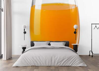 Fresh orange juice isolated on alpha layer background. Wall mural