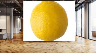 Lemon fruit isolated on alpha background Wall mural