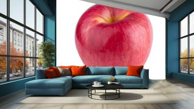 red apple isolated on a transparent background Wall mural