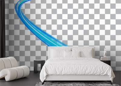 vector light glowing effect on isolated background Wall mural