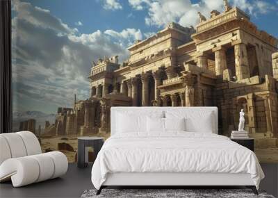 The demise of ancient world civilizations underscores the importance of studying the past to better understand the present and shape the future. Wall mural