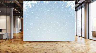 winter background Wall mural