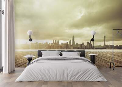 cityscape Wall mural