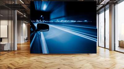 speed car Wall mural