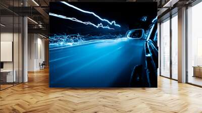 speed car Wall mural