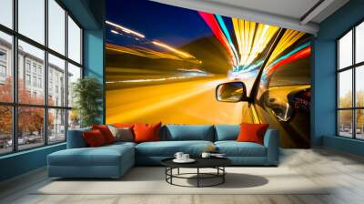 speed car Wall mural