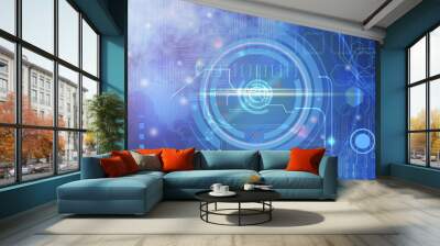 Abstract technology background Wall mural