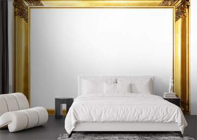 gold frame Wall mural