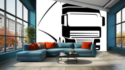 lorry Wall mural