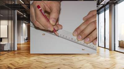 Measure and Mark with Precision 4 Wall mural