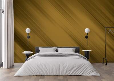 abstract black and gold are light with white the gradient is the surface with templates metal texture soft lines tech diagonal background gold dark sleek clean modern. Wall mural