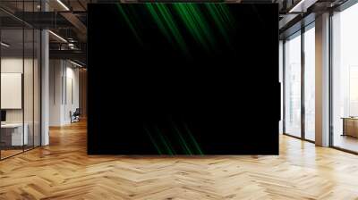 Background black and green dark are light with the gradient is the Surface with templates metal texture soft lines tech gradient abstract diagonal background silver black sleek with gray. Wall mural