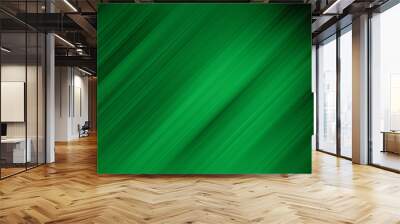 Background black and green dark are light with the gradient is the Surface with templates metal texture soft lines tech gradient abstract diagonal background silver black sleek with gray. Wall mural